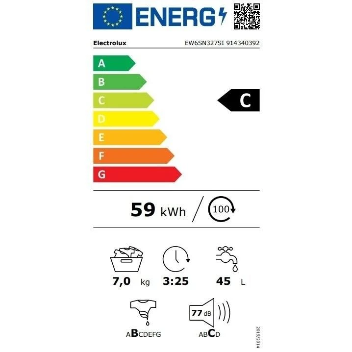 Skalbimo mašina Electrolux EW6SN327SI