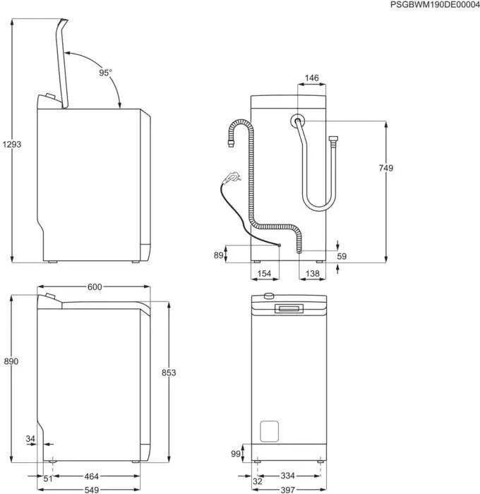 Skalbimo mašina Electrolux EW6TN5061F
