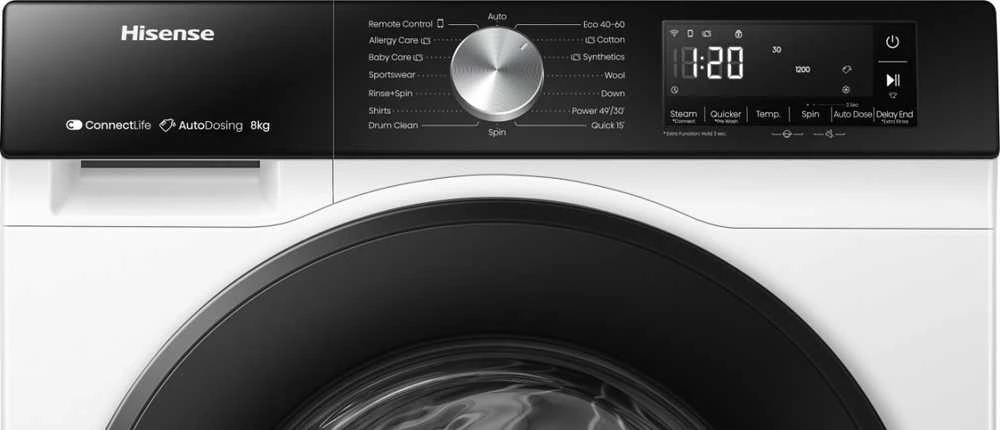 Skalbimo mašina Hisense WF3S8045BW3