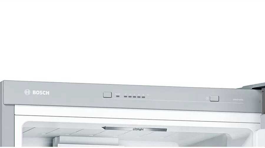 Šaldytuvas Bosch KGV36VBEAS, šaldiklis apačioje