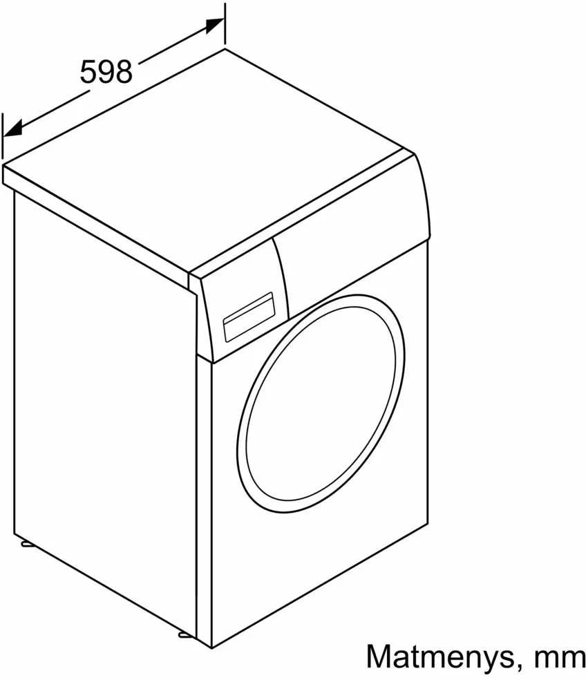Skalbimo mašina Skalbyklė Bosch WGG254ZTSN