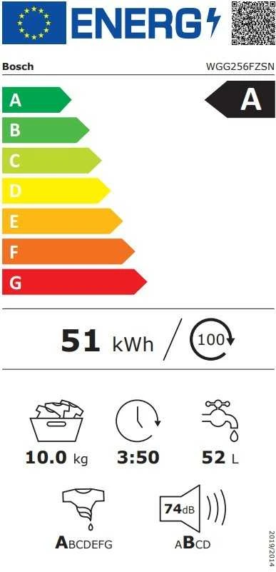 Skalbimo mašina Skalbyklė Bosch WGG256FZSN