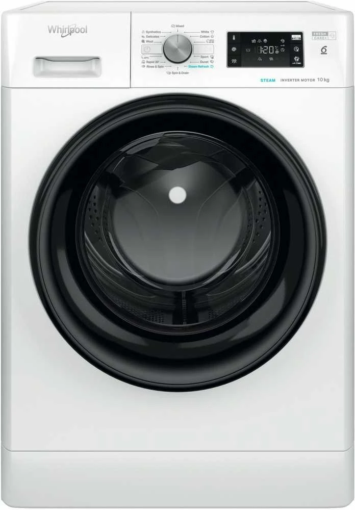 WHIRLPOOL Skalbimo mašina FFB 10469 BV EE, 10 kg, 1400 rpm, Energy class A, Gylis 60.5 cm, Steam refresh