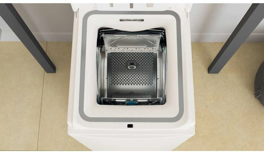 Whirlpool | Skalbimo mašina | TDLRB 7232BS EU | Energy efficiency class D | Top loading | Skalbimo talpa 7kg | 1200 RPM | Gylis 60 cm | Plotis 40 cm | LED | Baltas