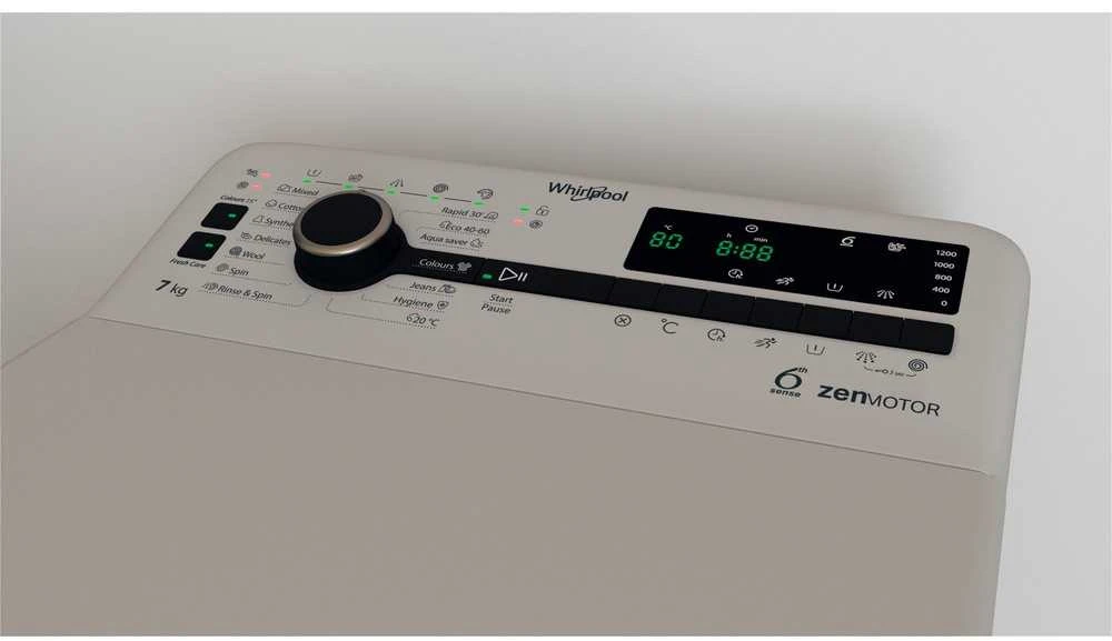 Skalbimo mašina Skalbyklė WHIRLPOOL TDLRS 7232BS EU