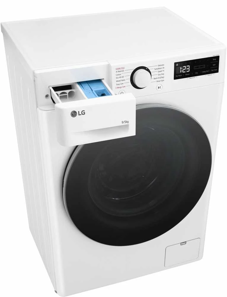 LG Skalbimo mašina su džiovinimo funkcija LG F2DR509S1W 9/5kg.
