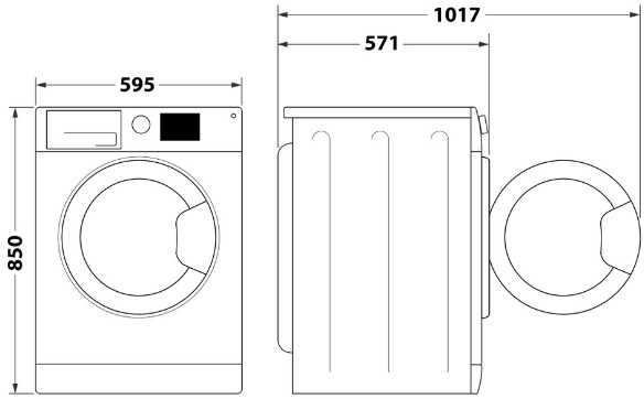 WHIRLPOOL Skalbimo mašina FFL 7259 W EE, 7kg, 1200 rpm, Energy class B, Gylis 57.5 cm