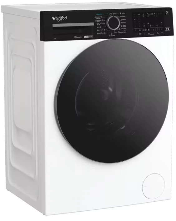 Whirlpool | Skalbimo mašina | WPM 87W ADS EE | Energy efficiency class A | Front loading | Skalbimo talpa 8kg | 1400 RPM | Gylis 55 cm | Plotis 60 cm | Ekranas | Digital | Baltas