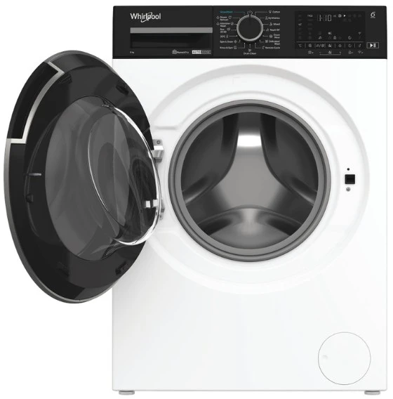 Whirlpool | Skalbimo mašina | WPM 87W ADS EE | Energy efficiency class A | Front loading | Skalbimo talpa 8kg | 1400 RPM | Gylis 55 cm | Plotis 60 cm | Ekranas | Digital | Baltas