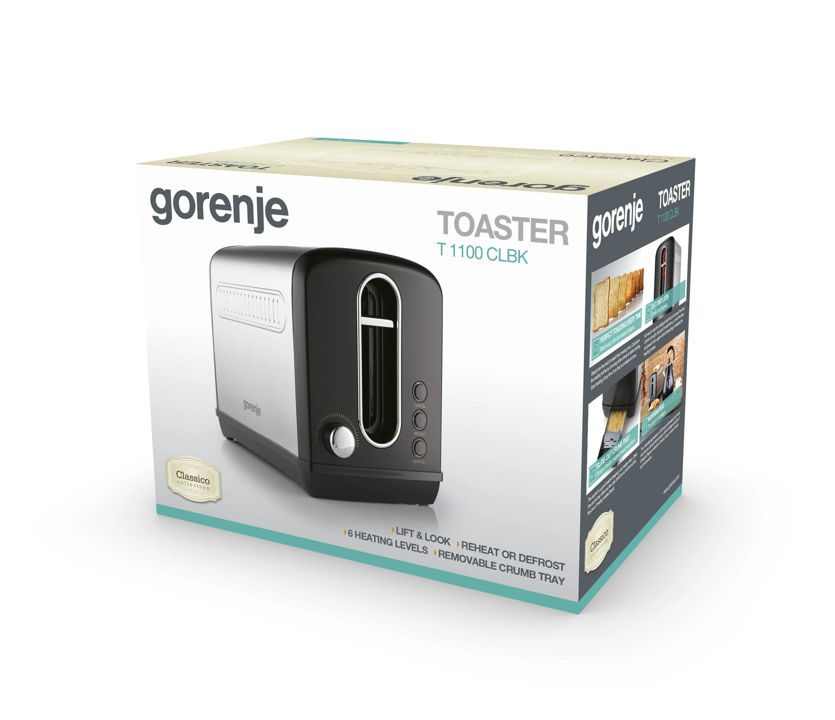 Skrudintuvas Gorenje T1100CLBK