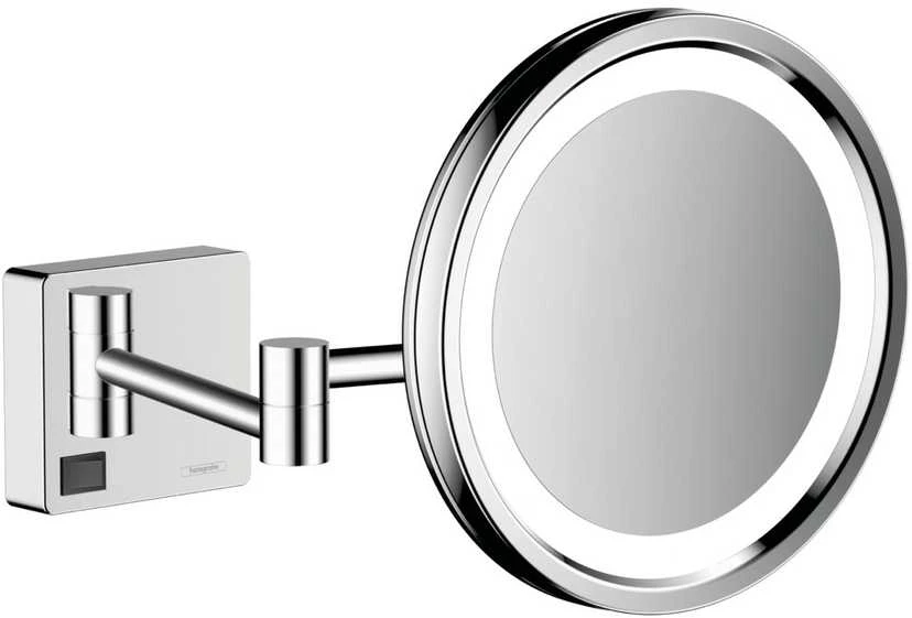 Skutimosi veidrodis su LED lempute Hansgrohe AddStoris, 41790000, chromas