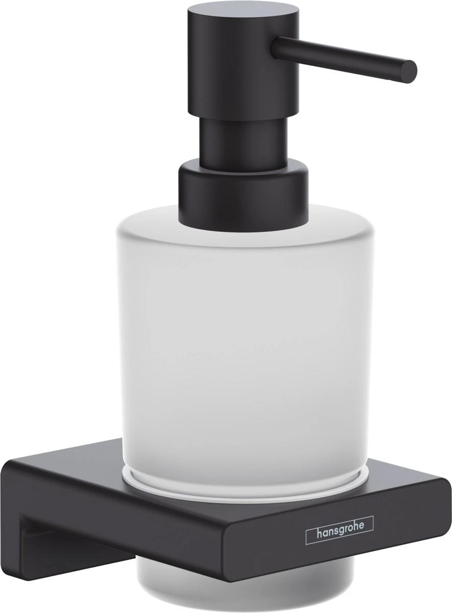 Skysto muilo dozatorius Hansgrohe AddStoris 41745670, juodas matinis