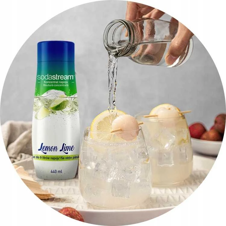 Citrinų ir žaliųjų citrinų skonio SodaStream sirupas, 440 ml