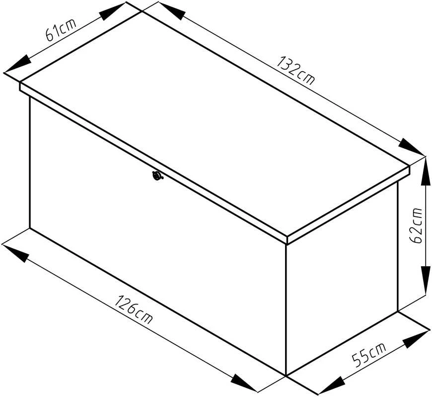 Sodo dėžė G21 Denver 400 L 63900842