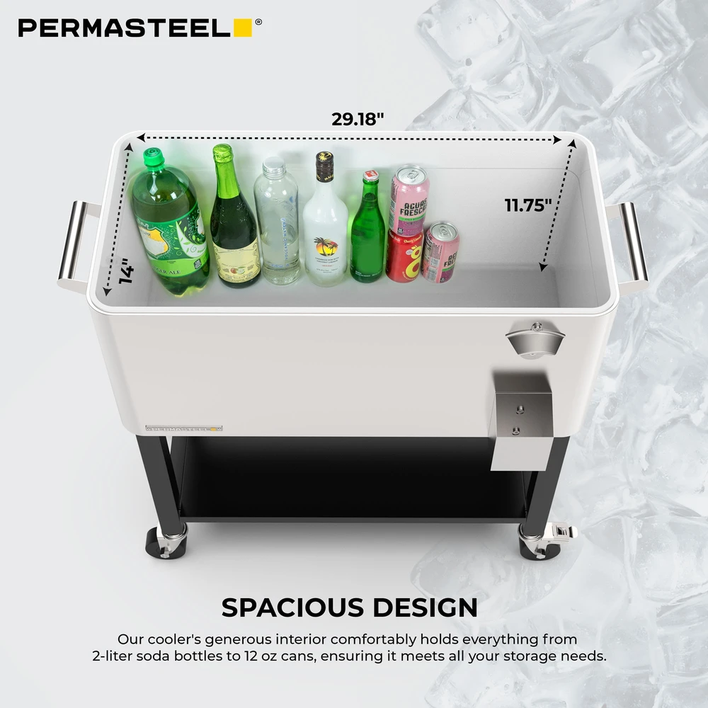 Sodo šaldytuvas Permasteel PS-223-80QT-SS