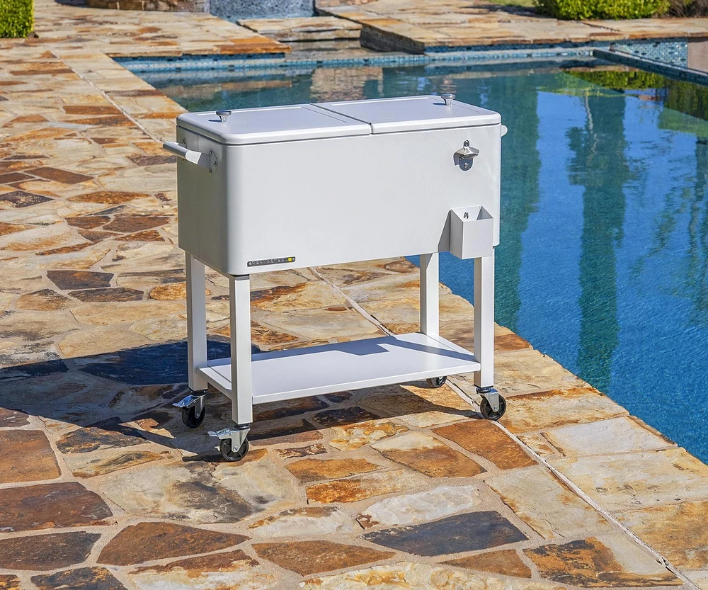 Sodo šaldytuvas Permasteel PS-223-80QT-WT
