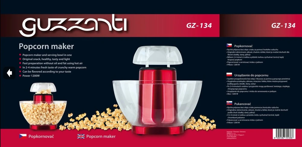 Spragėsių gaminimo aparatas Guzzanti GZ 134, GU11213