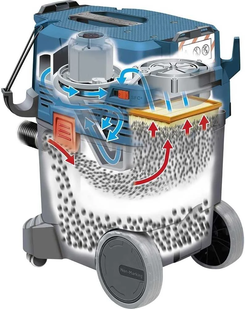 Bosch Dulkių siurblys GAS 35 L AFC, L klasė, automatinė filtro valymo sistema