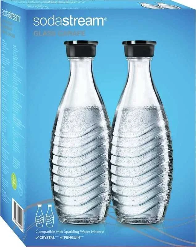 SodaStream DuoPack stiklinis grafinas (2 x 0,6 l stikliniai grafinai)