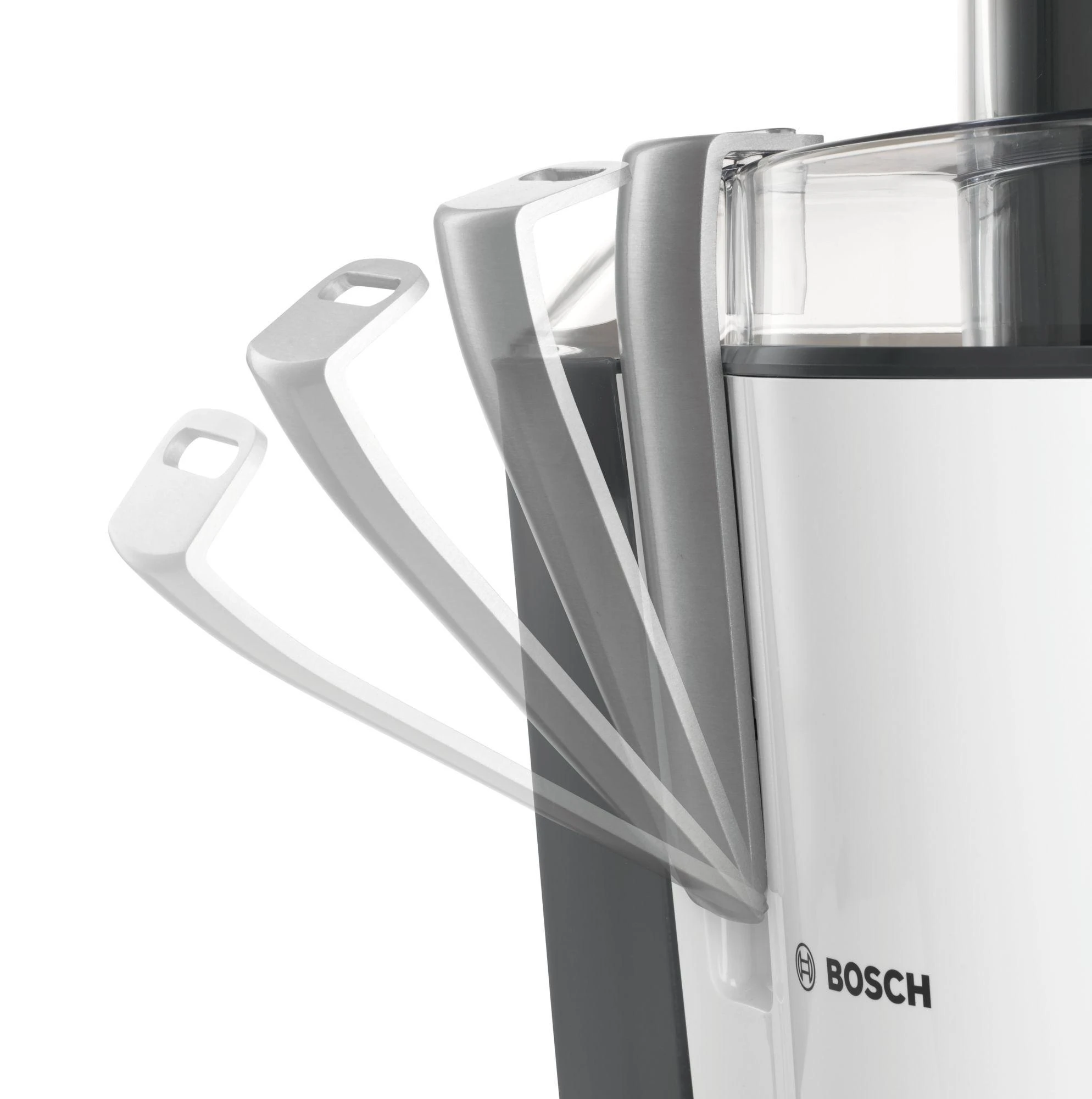 Sulčiaspaudė Juicer | Bosch | MES25A0 | Type Centrifugal juicer | Juodas/Baltas | 700 W | Extra large fruit input | Greičių skaičius 2