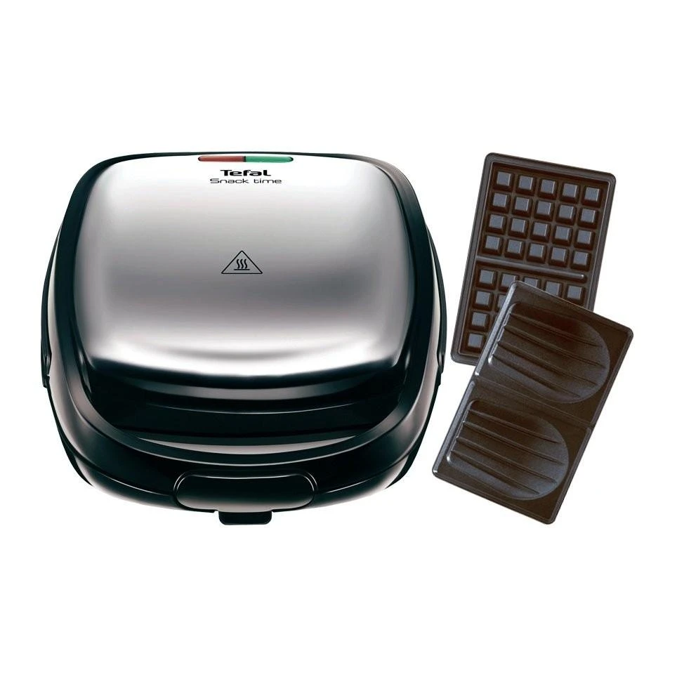 Sumuštinių keptuvas Tefal SW341D12 sumuštinių keptuvė 700 W Juoda, Nerūdijančiojo plieno