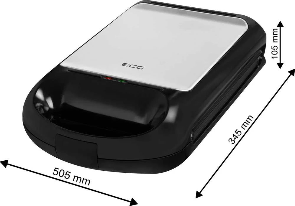 Sumuštinių keptuvas Vaflinė ECG S 4310 QUATTRE