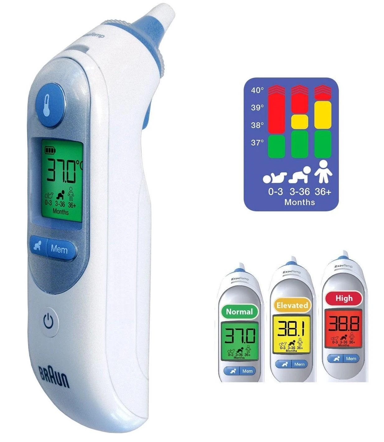 Ausies Termometras Braun ThermoScan® 7