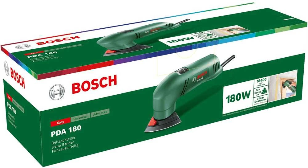 Trikampis šlifuoklis Bosch PDA 180