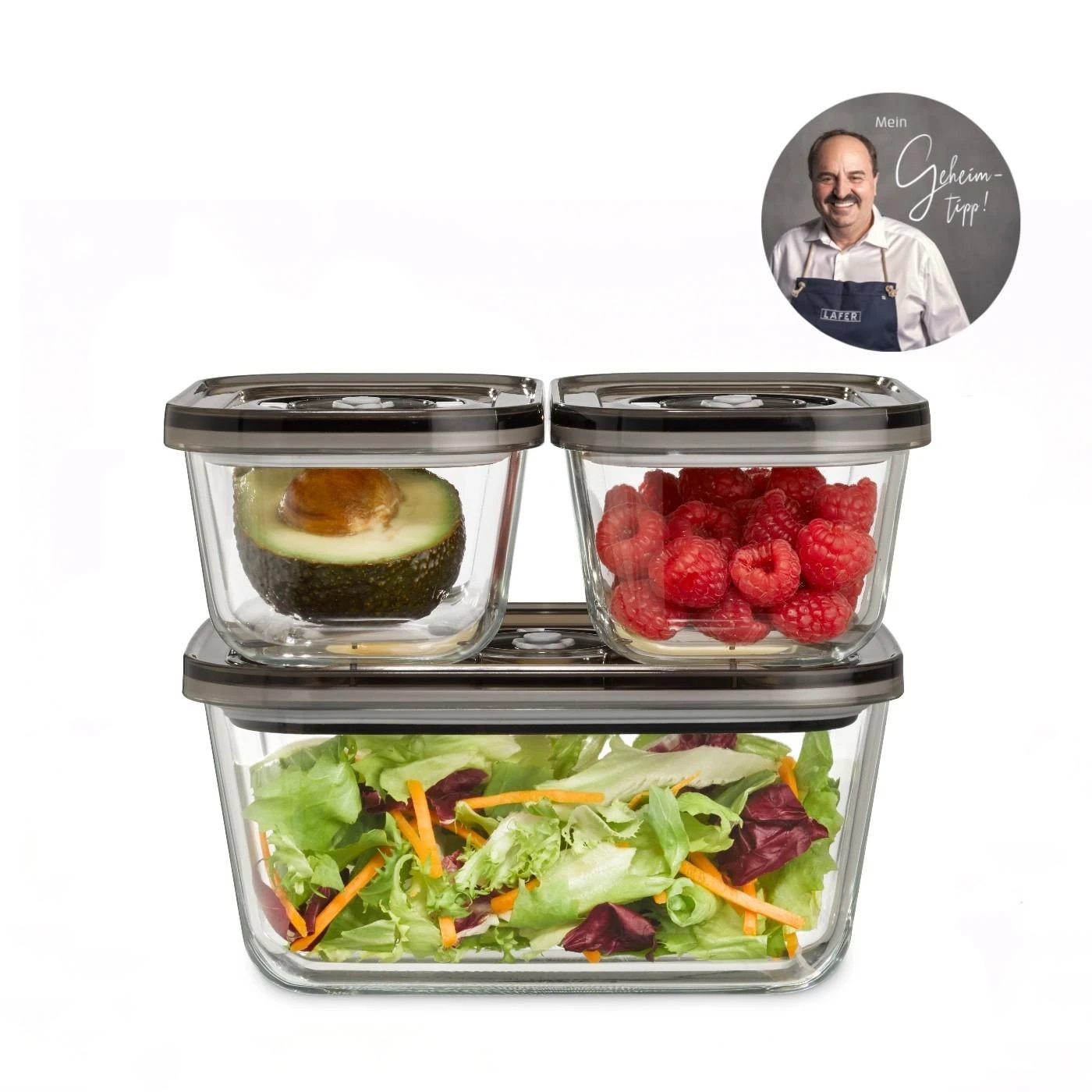 Caso VacuBoxx Eco Set | Caso | VacuBoxx Eco Set | 1177 | 3 | Transparent
