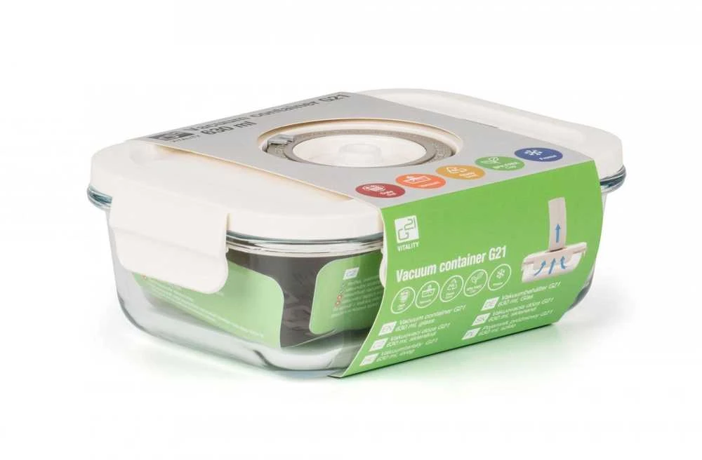 Vakuuminis stiklinis indas G21, 600971, 630 ml