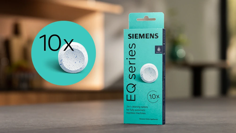 Valymo tabletės kavos aparatams Siemens TZ80001B, 10 vnt.