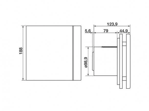 Soler Amp Palau Ventiliatorius SILENT DESIGN 100 C`Z`