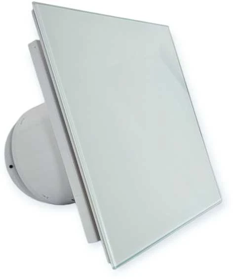Ventiliatorius Vlano EOS 100 T WH (Baltu stiklu su laikmačiu) 100 mm