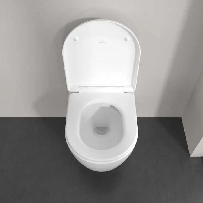 Villeroy & Boch Pakabinamas unitazas VILLEROY amp BOCH Skyla Combi-Pack, Twist flush su softclosing dangčiu, 5656CL01