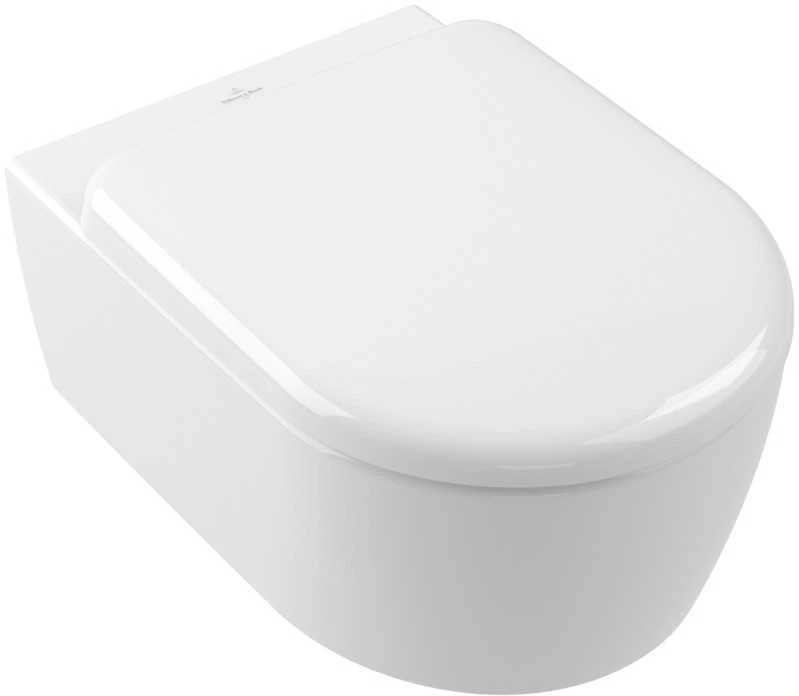 Villeroy & Boch Pakabinamas unitazas VILLEROY amp BOCH Skyla Combi-Pack, Twist flush su softclosing dangčiu, 5656CL01