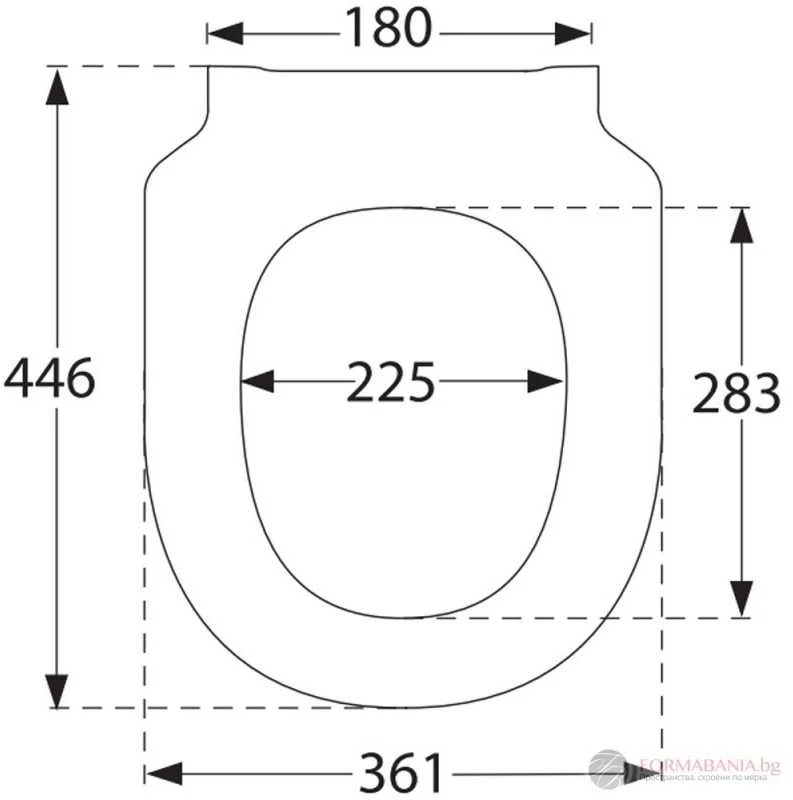 Villeroy & Boch Subway 3.0 sėdynė su dangčiu QR/SC, balta