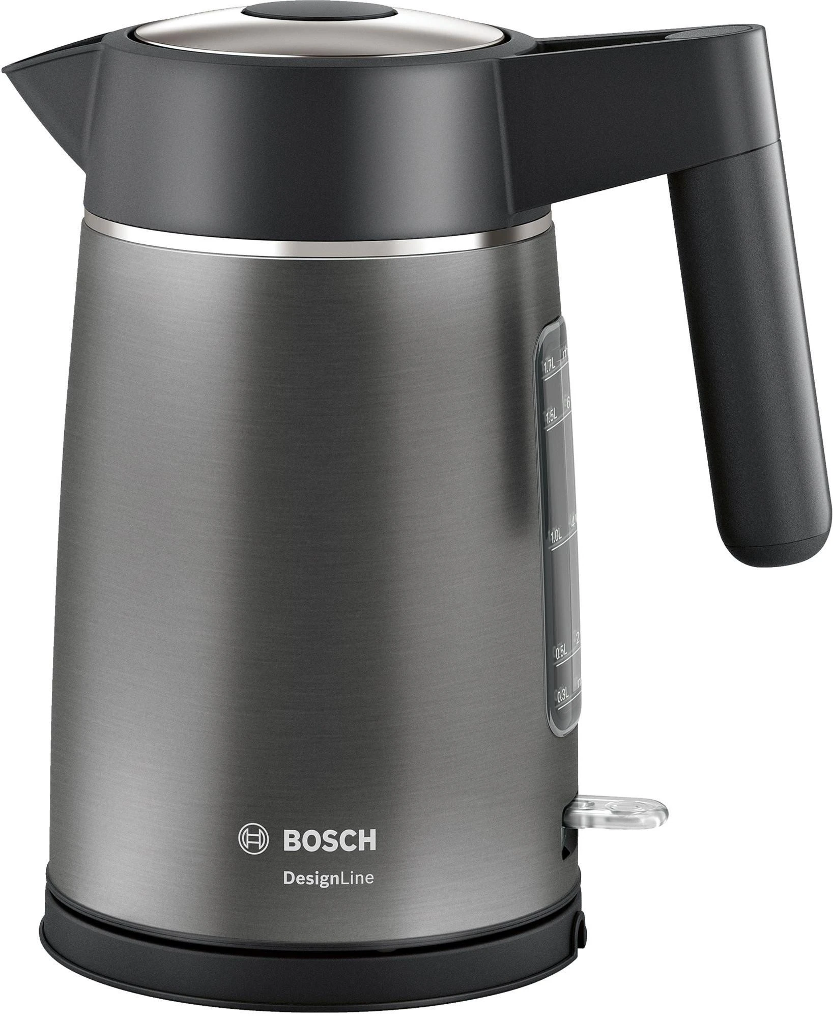 Virdulys Bosch TWK5P475 DesignLine, Grafito spalvos, 1,7 L