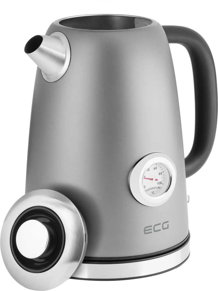 ECG RK 1700 Magnifica Antracito Elektrinė virdulys, 1.7L, Nerūdijantis plienas