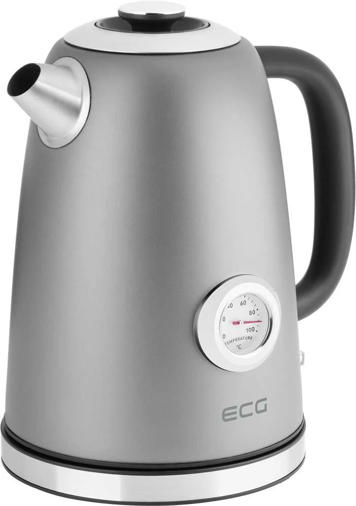 ECG RK 1700 Magnifica Antracito Elektrinė virdulys, 1.7L, Nerūdijantis plienas