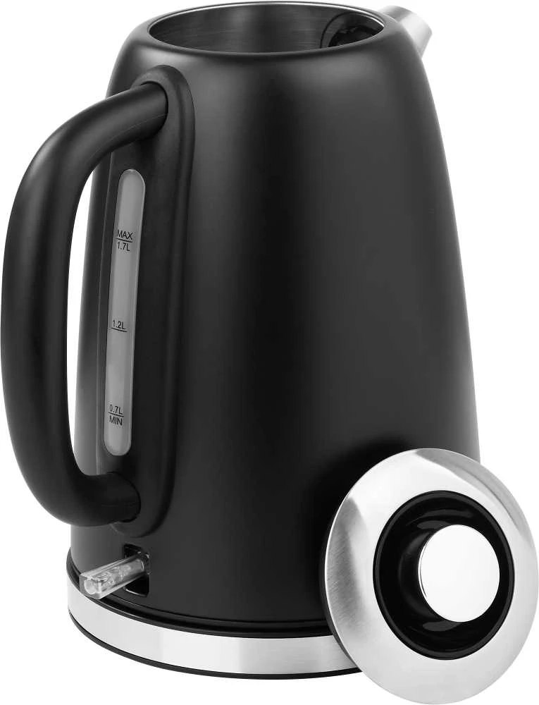 ECG RK 1700 Magnifica Nero Elektrinė virdulys, 1.7L, Nerūdijantis plienas