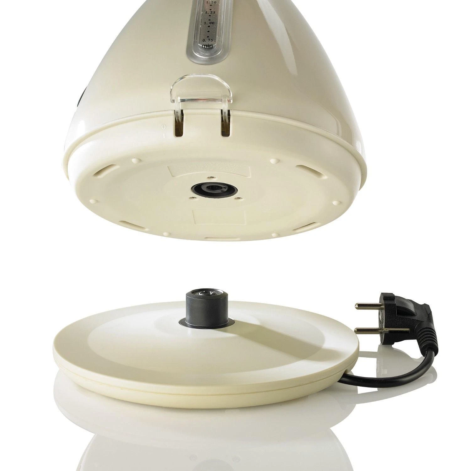 Virdulys Gorenje K17CLI Standard, Plastic/ metal, Kreminis, 2200 W, 360° rotational base, 1.7 L