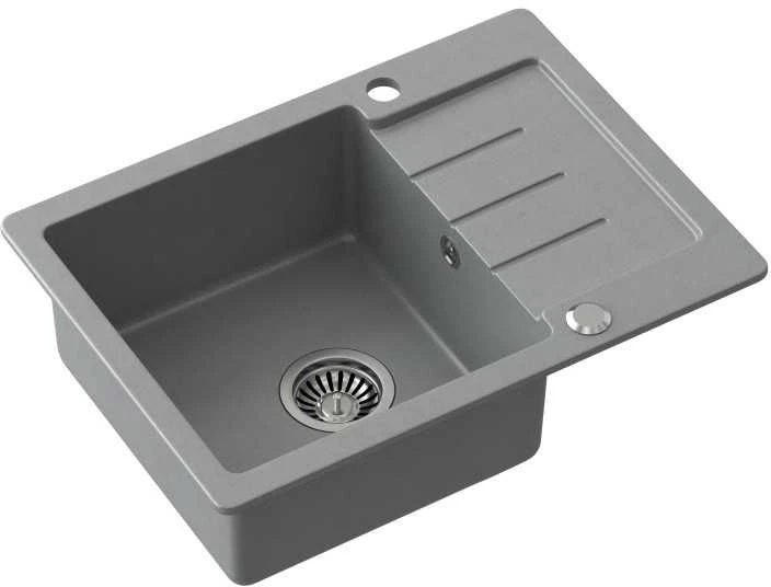 Virtuvinė plautuvė Quadron JOHNNY 116 HCQJ6044SZK, pilka