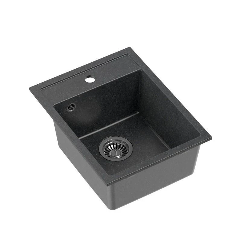 Virtuvinė plautuvė Quadron JOHNNY 90 HCQJ3950CZK, juoda