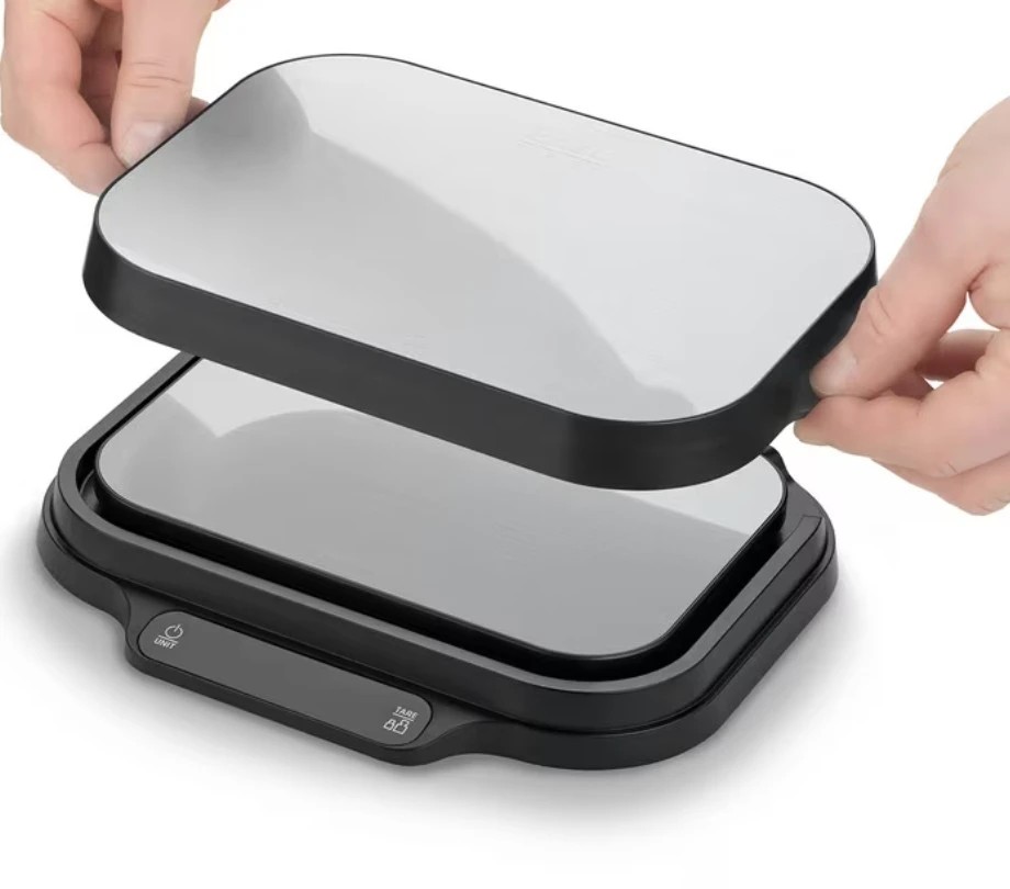 Virtuvinės svarstyklės Caso Kitchen and Precision scales | KitchenDuo | Ekranas type LED | Juodas/Nerūdijantis plienas