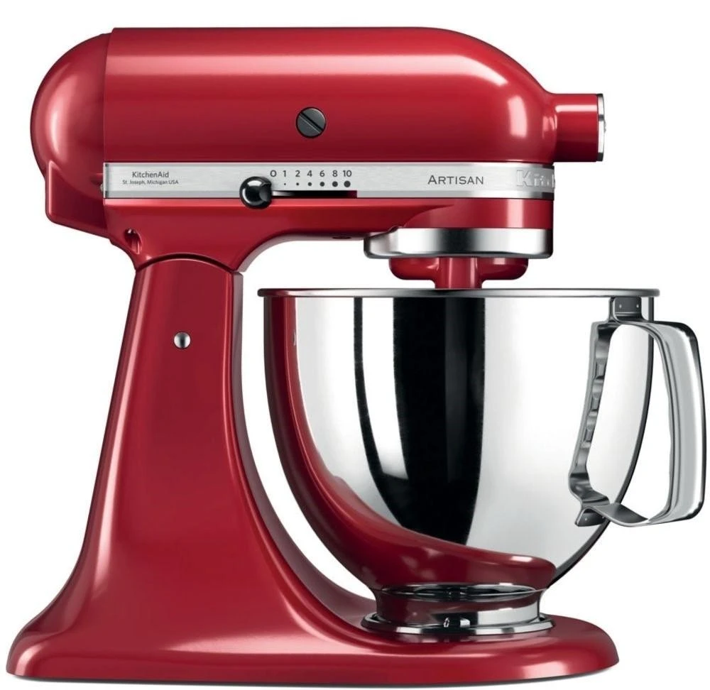 Virtuvinis kombainas KitchenAid 5KSM175PSEER, Raudonos spalvos aprašymas - Prekės nuotrauka