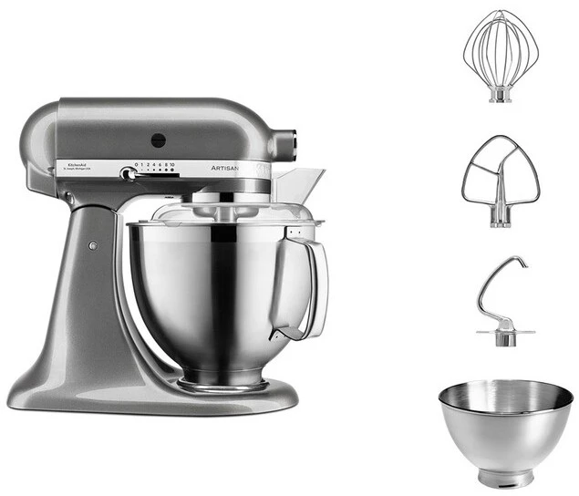 Virtuvinis kombainas KitchenAid ARTISAN 5KSM185PS Stand mixer 300 W Sidabrinis