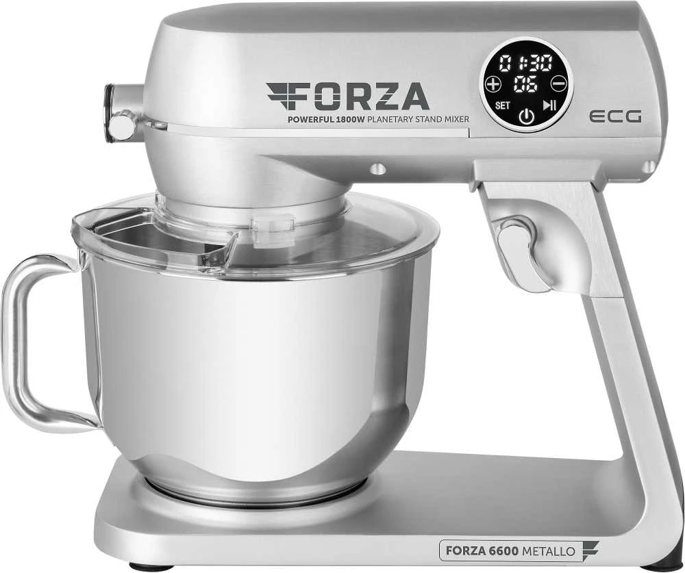 Virtuvinis kombainas Kombainas ECG FORZA 6600 Metallo Argento