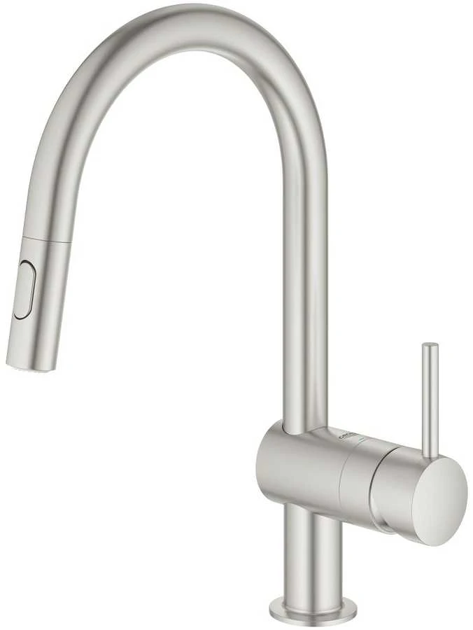 Virtuvinis maišytuvas su ištraukiama žarna Grohe MINTA 32321DC2, nerūdijančio plieno