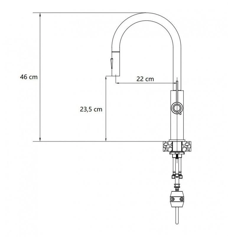Quadron JENNIFER Q LINE SLIM 3623510_PVDG1, aukso