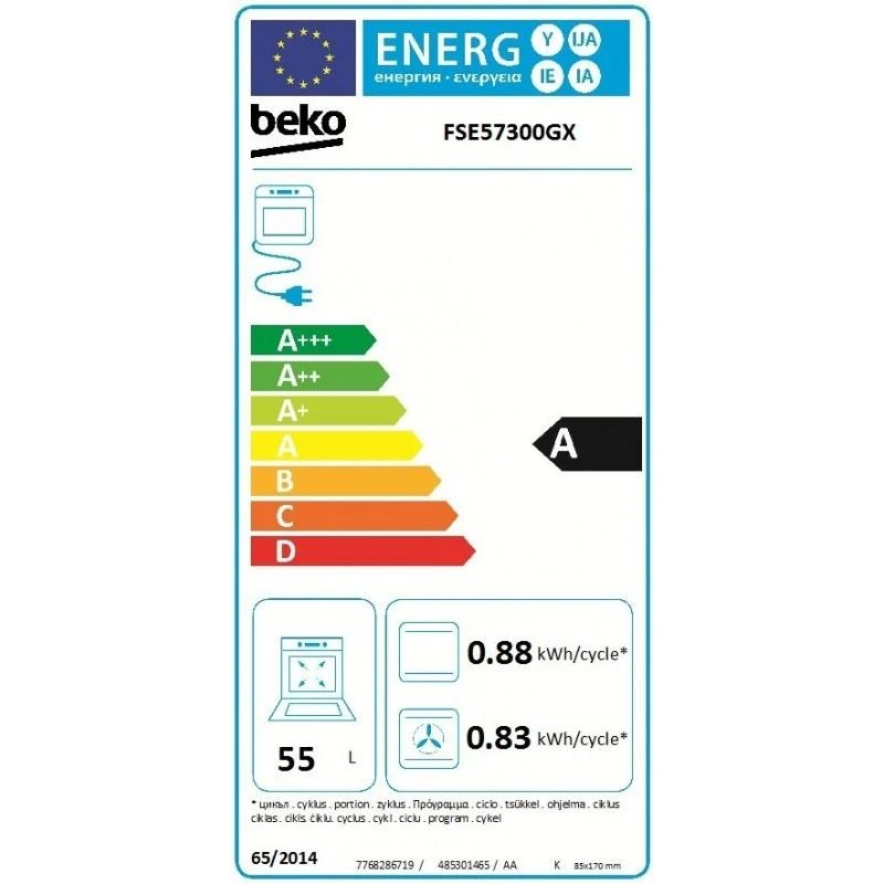 Viryklė BEKO FSE57300GX